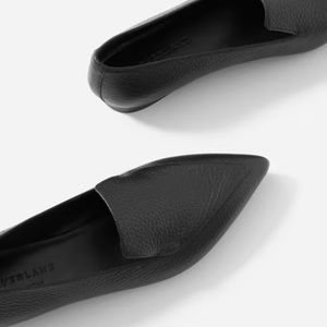 NEW Everlane Boss Pebbled Leather Pointed Flats